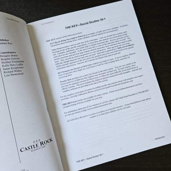 The Key Study Guide- Alberta Social Studies 30-1 (The Key Study Guide) - Picture 2 of 6